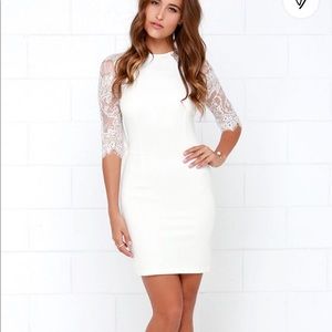 BB dakota ivory lace dress